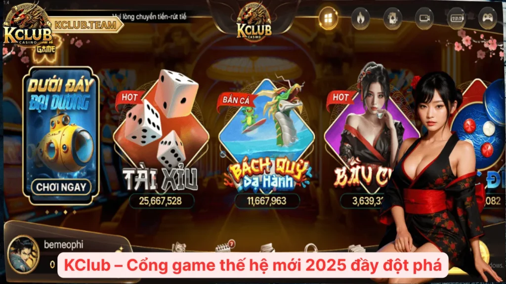 KClub 🐉 Giải Trí Chuẩn Nhật, Phong Cách Triệu Đô 2025 🔮 1 KClub – Cổng game thế hệ mới 2025 đầy đột phá