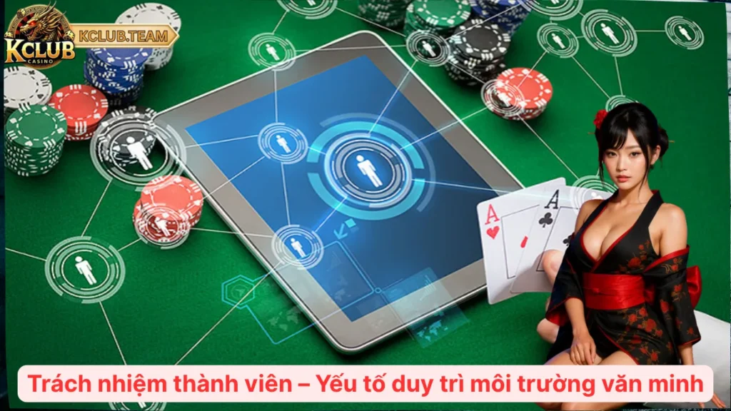 Trách Nhiệm Thành Viên KClub – Chơi Vui, An Toàn, Có Giới Hạn 1 Trách nhiệm thành viên – Yếu tố duy trì môi trường văn minh